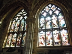 Stained glass in St. Giles